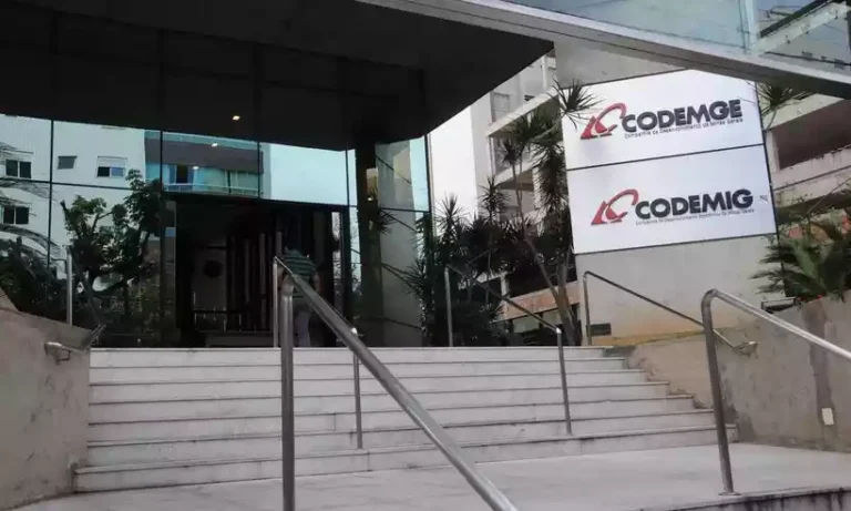 Fachada da Codemig, em Belo Horizonte