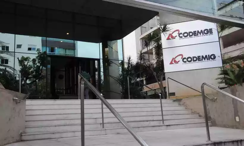Fachada da Codemig, em Belo Horizonte