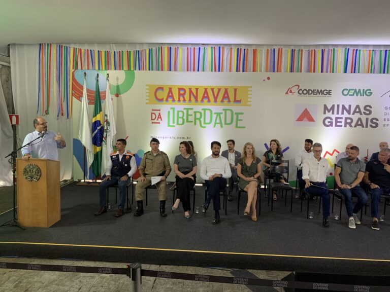 Governo de Minas faz o lançamento do Carnaval do Estado no Palácio da Liberdade, na Região Centro-Sul de Belo Horizonte