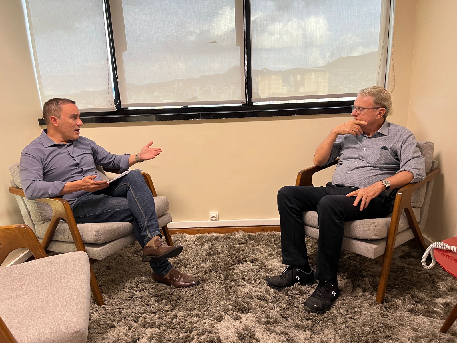 A reunião de Marcio Lacerda com o presidente do PSB de Minas