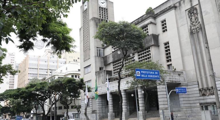 Sede da Prefeitura de Belo Horizonte na Avenida Afonso Pena, no Centro da cidade