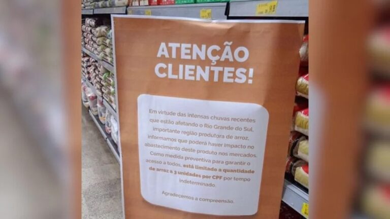Supermercados no interior de Minas restringem compra de arroz por CPF