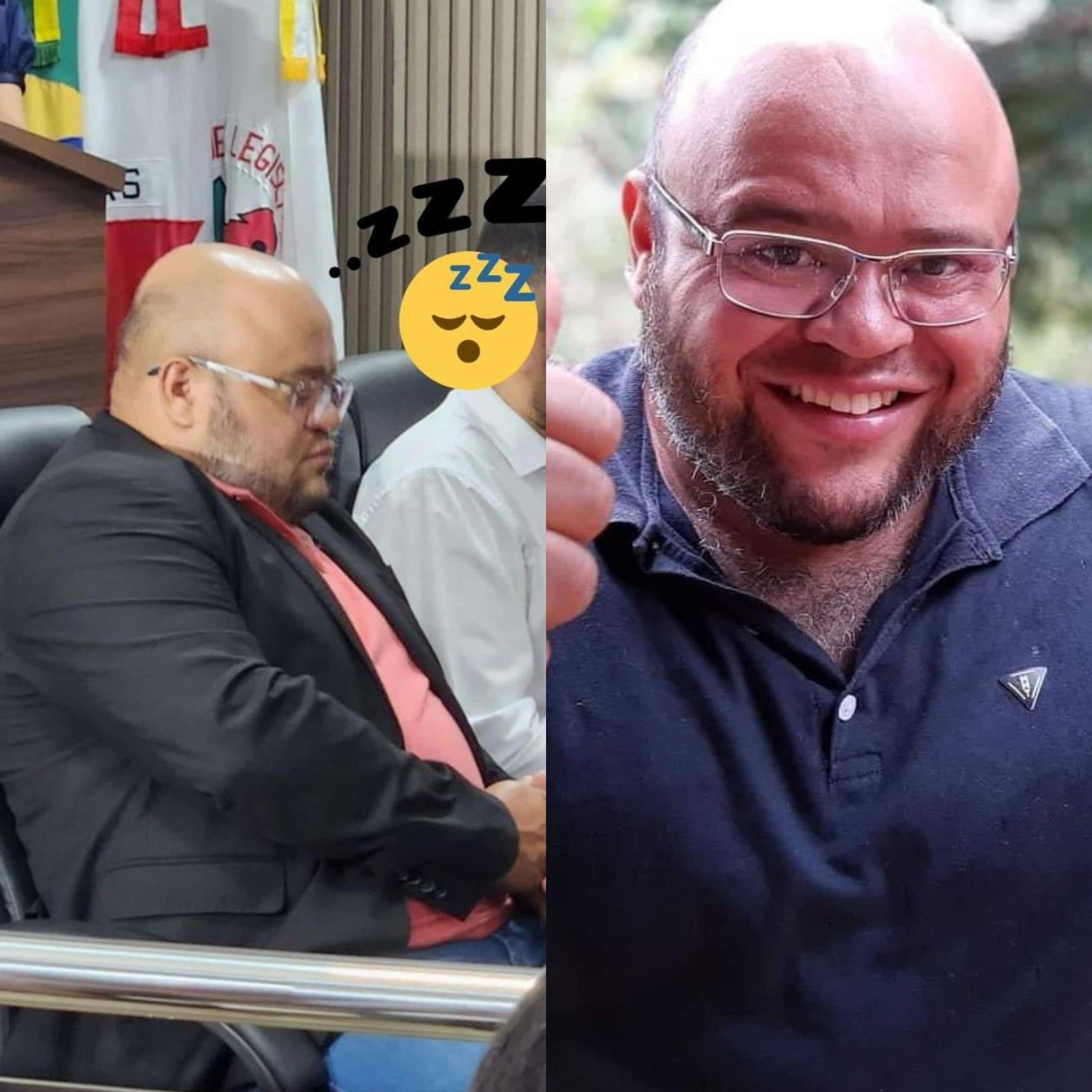 Vereador cochila durante reunião da Câmara: “estava cansado”