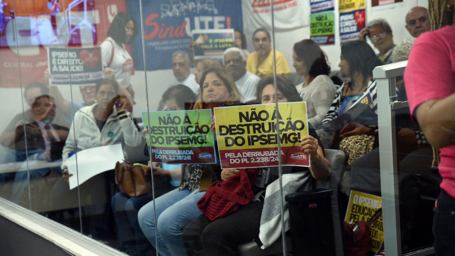 Servidores de Minas protestam contra PL que mexe na estrutura do Ipsemg