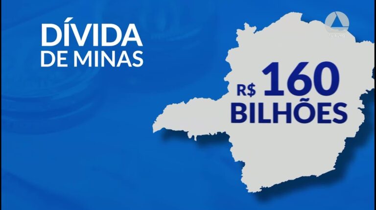 Dívida de Minas com a União supera os 165 bilhões de reais
