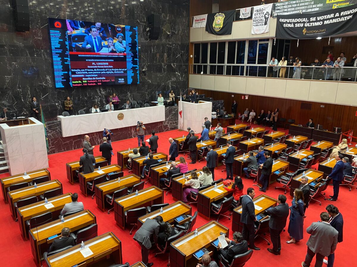 Texto-base da adesão de Minas ao RRF já começa a tramitar em 2° turno