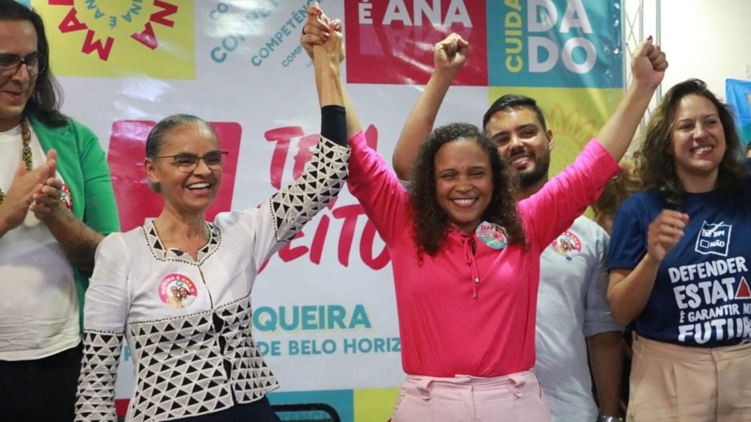 Ana Paula Siqueira e Marina Silva