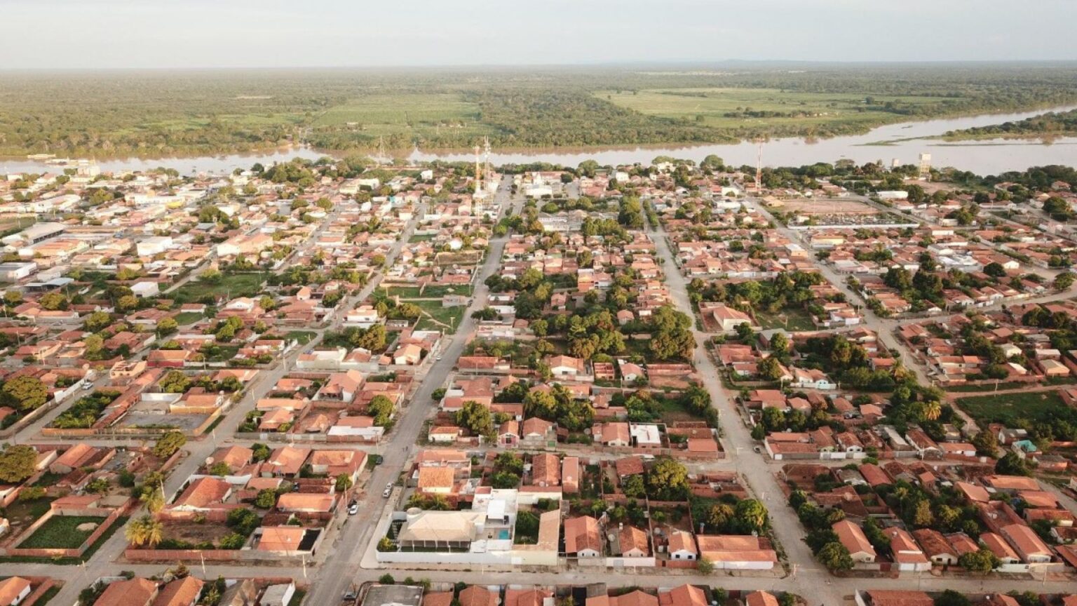 Vista da cidade de Manga.