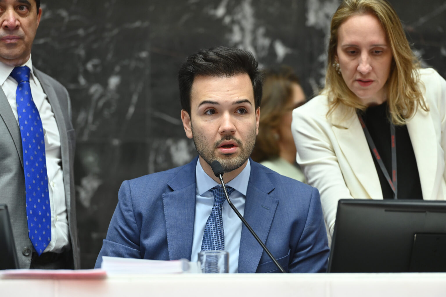 O presidente da Assembleia de Minas, Tadeu Martins Leite