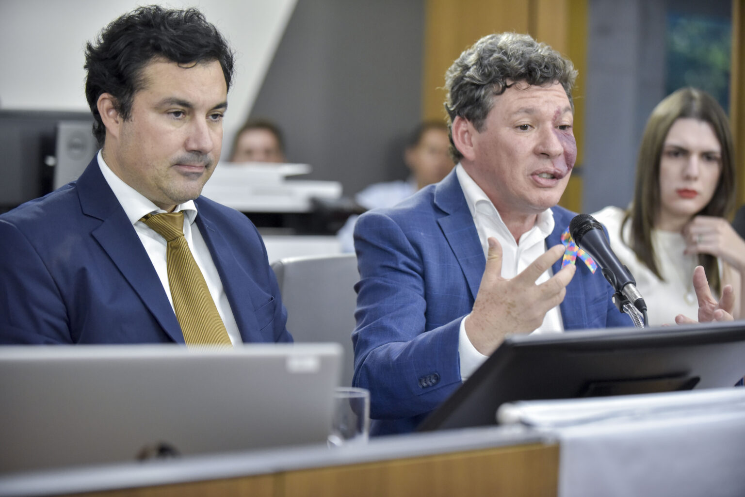 Cristiano Silveira e Reginaldo Lopes não compareceram à convenção do PT em BH. Foto: Divulgação/ALMG