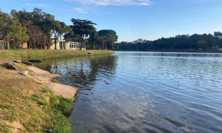 Foto mostra a Lagoa da Pampulha, em BH