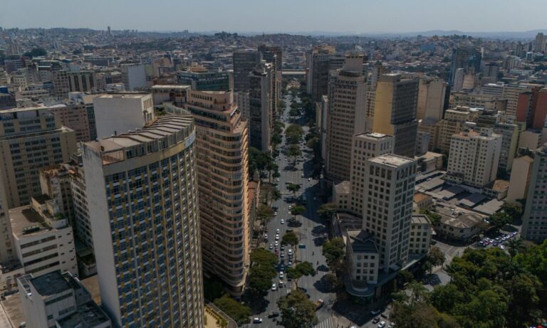 Vista do alto do Centro de BH