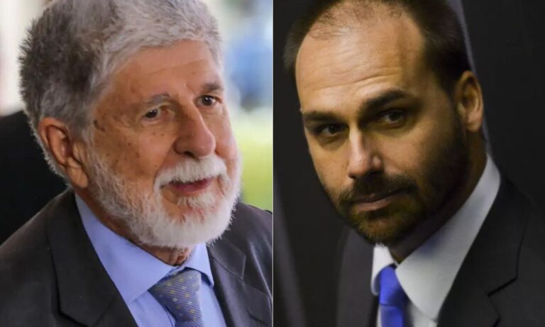 celso amorim e eduardo bolsonaro