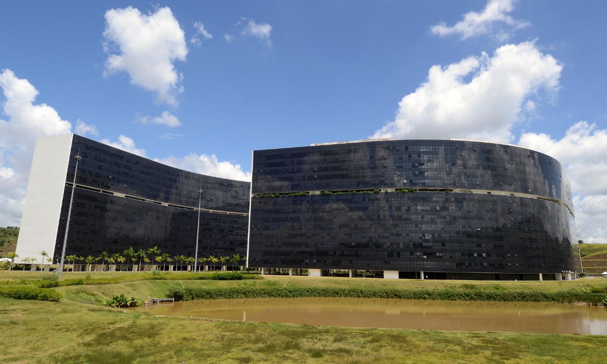 Vista da Cidade Administrativa, sede do governo de Minas.