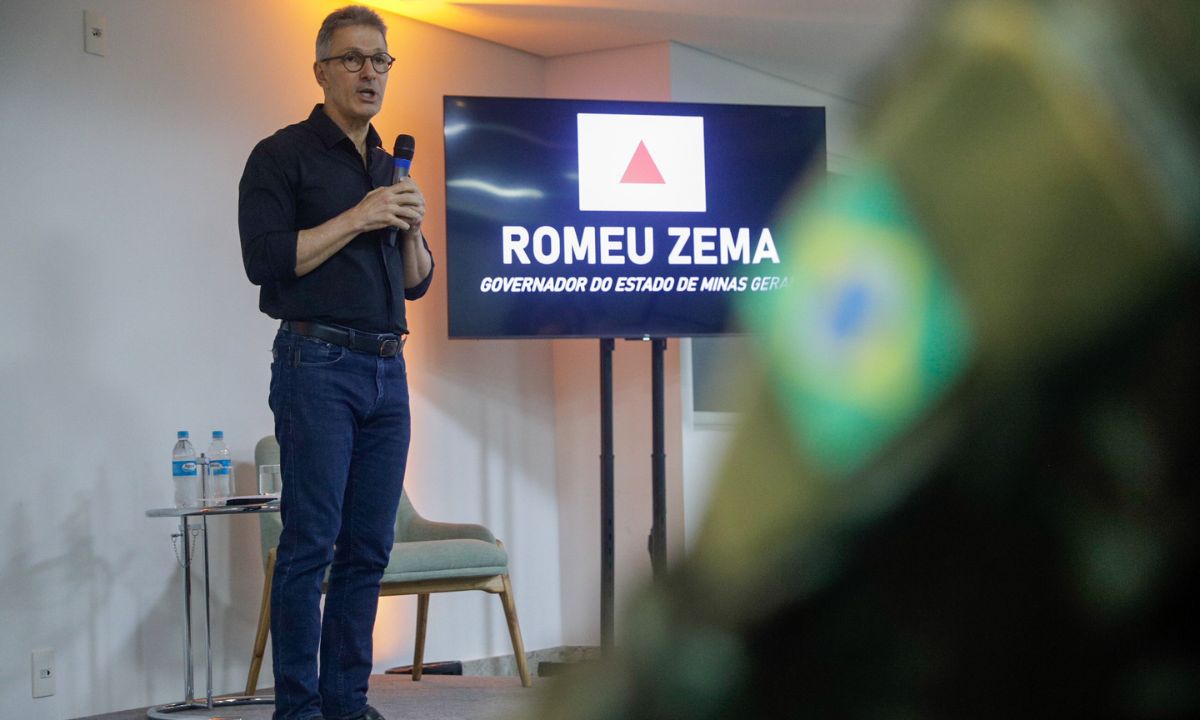 O governador Romeu Zema.