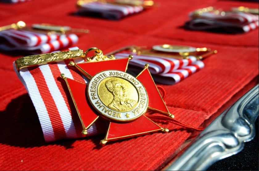 Medalha homenageia ex-presidente da República. Foto: Divulgação