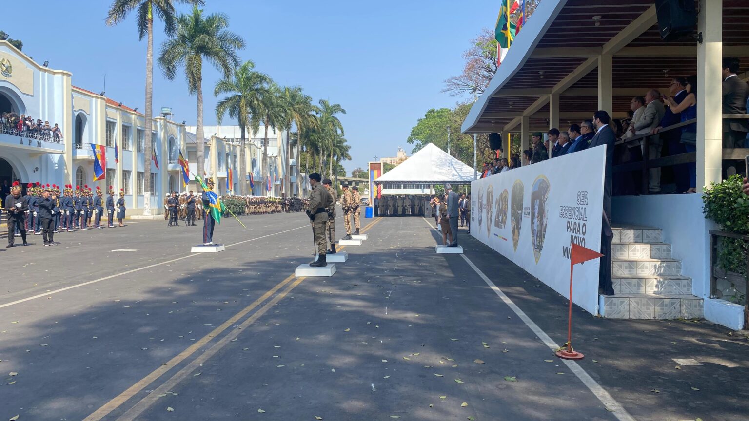 A iniciativa se dá depois do discurso crítico do coronel Rodrigo Piassi, ex-comandante da PM, repleto de críticas a Sargento Rodrigues. Foto: Divulgação