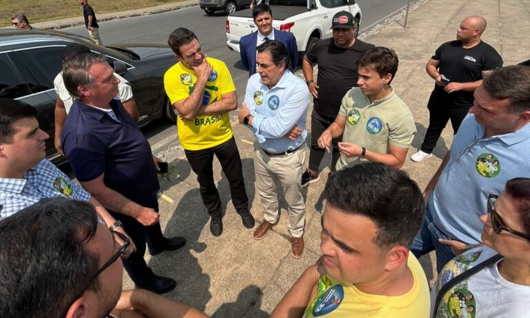 Jair Bolsonaro, Bruno Engler, Junio Amaral, Flávio Bolsonaro, Domingos Sávio, Nikolas Ferreira, Vile dos Santos e Pablo Almeida