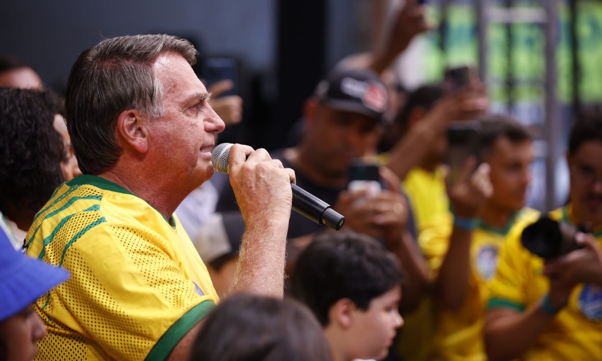 O ex-presidente Jair Bolsonaro