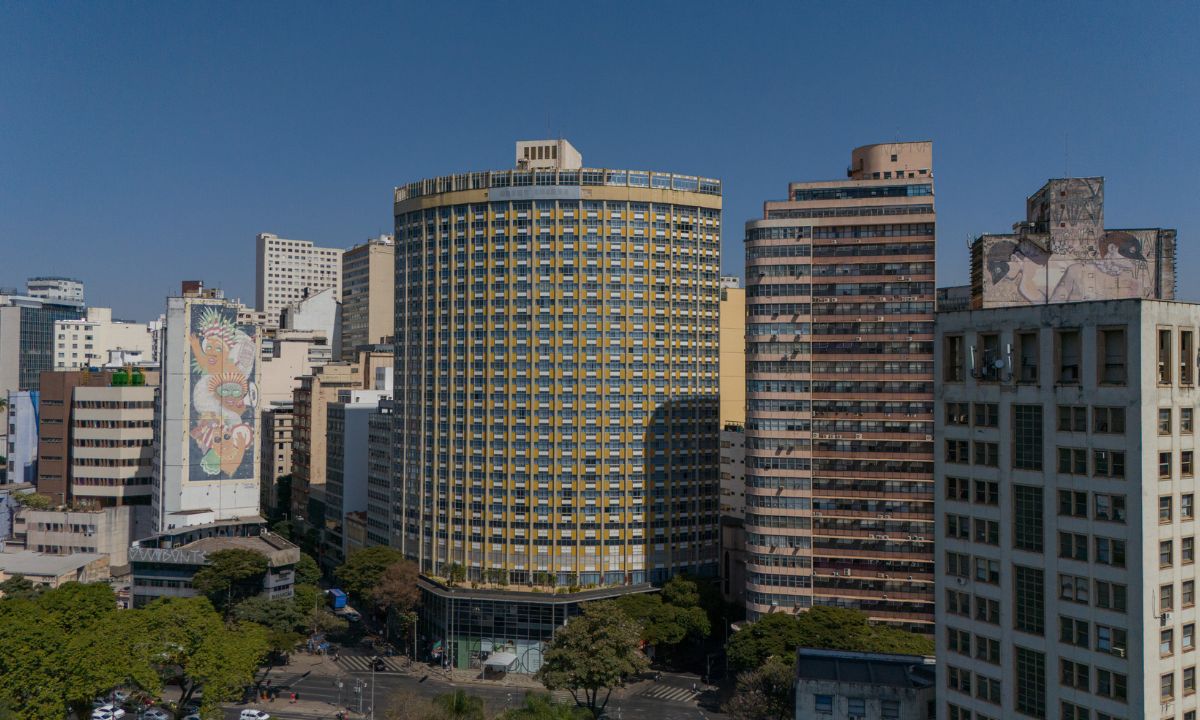 Foto mostra o Centro de BH