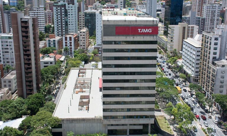 Foto mostra a sede do Tribunal de Justiça de Minas Gerais, em BH