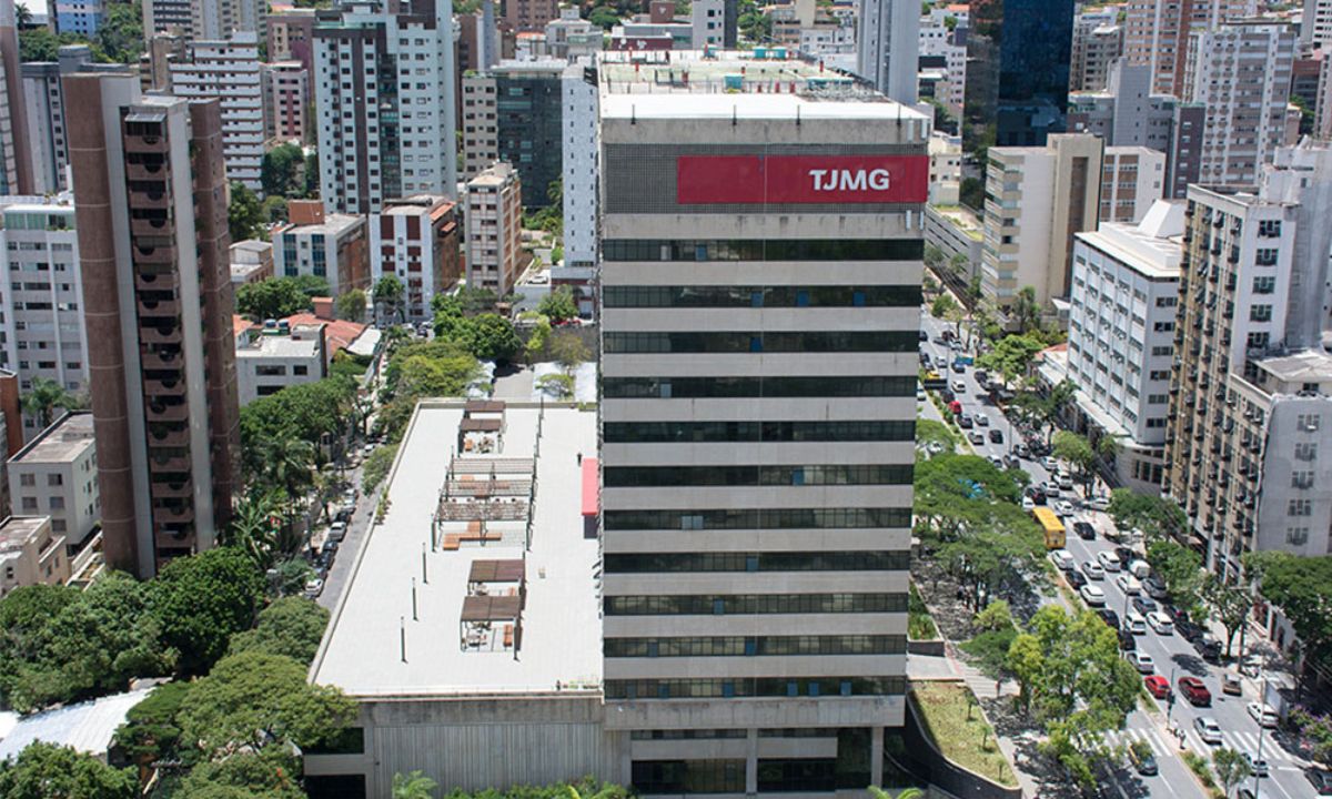 Foto mostra a sede do Tribunal de Justiça de Minas Gerais, em BH