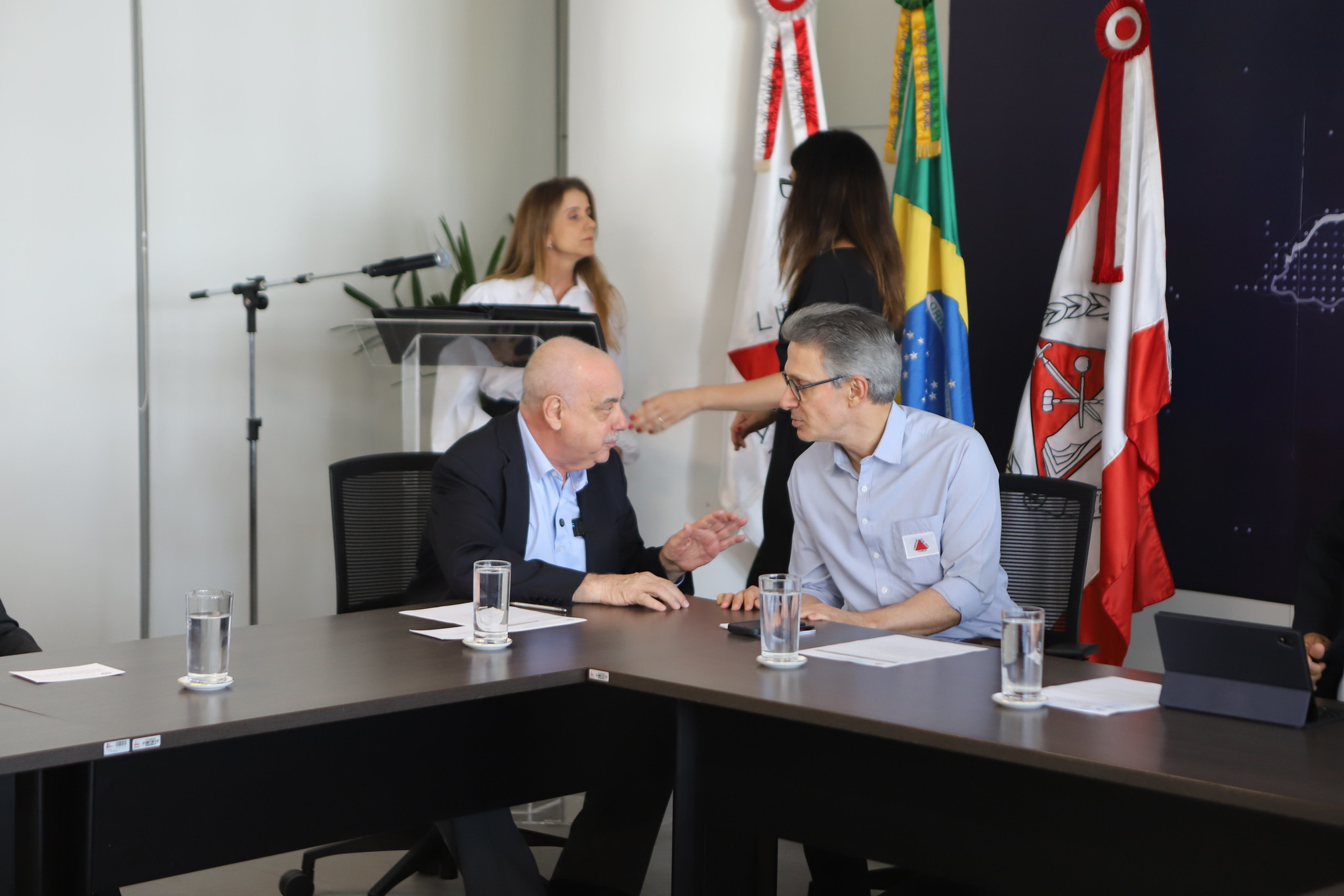 A passagem relâmpago de Fuad em agenda com Zema e Marília Campos no TCE
