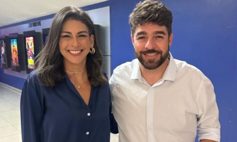 Juliana Gallindo e o deputado Zé Vitor