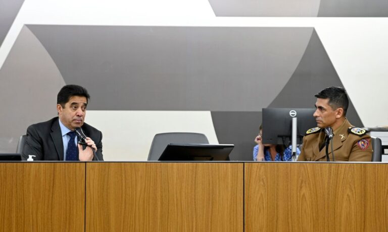 Sargento Rodrigues e Coronel Frederico participaram de audiência pública nesta terça-feira (8).