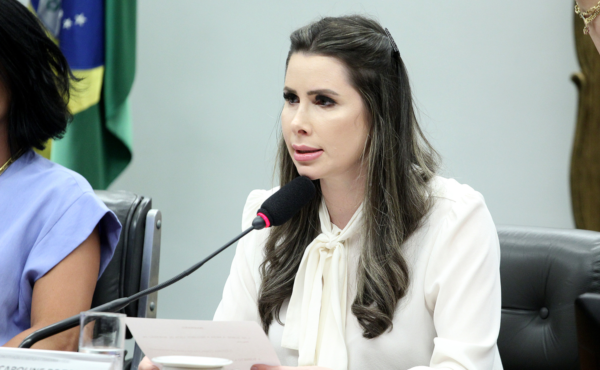 Caroline de Toni presidindo a CCJ da Câmara