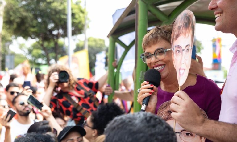 A prefeita de Contagem, Marília Campos