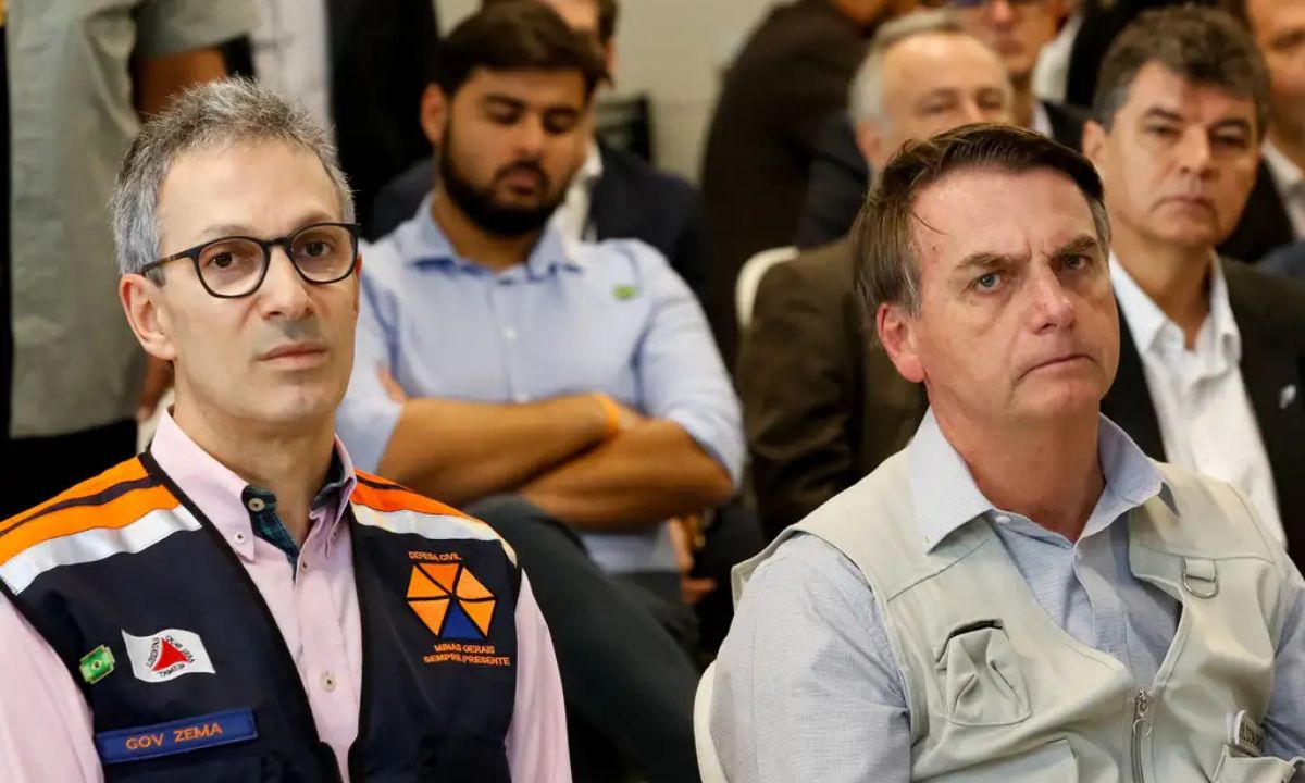 Romeu Zema e Jair Bolsonaro