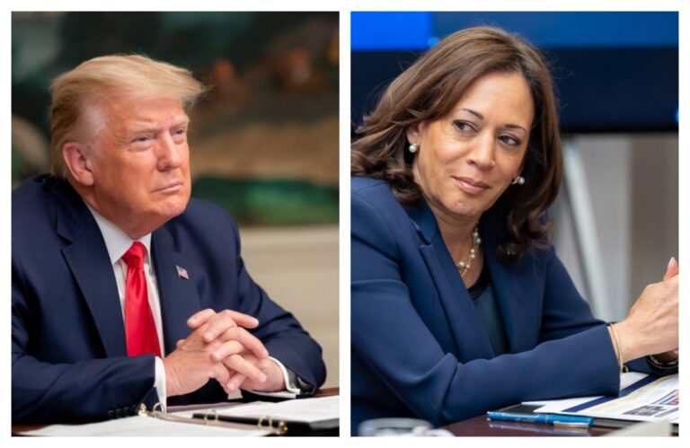 Donald Trump e Kamala Harris