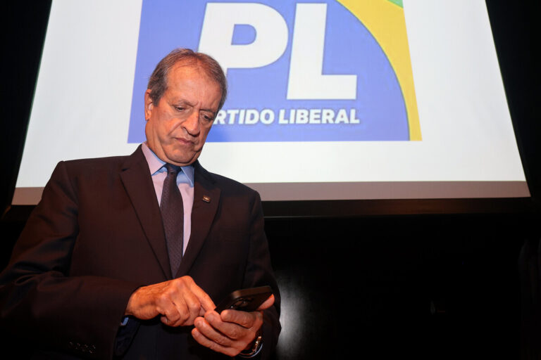 Valdemar Costa Neto em evento do PL