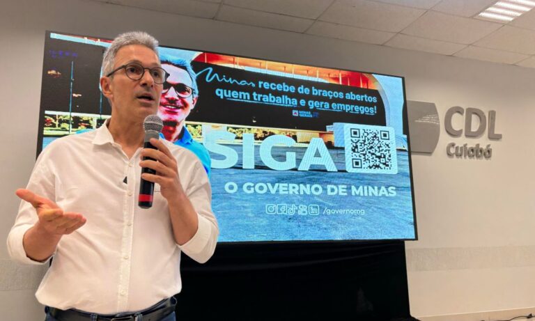 O governador Romeu Zema