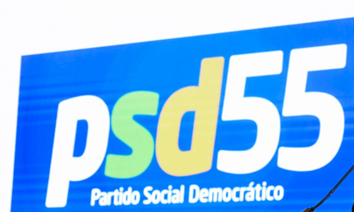 Foto mostra banner do PSD