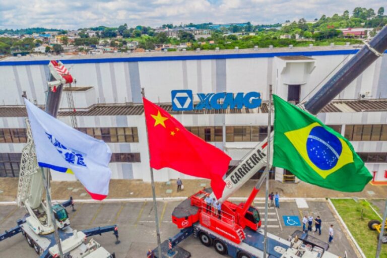 Apresentação da XCMG em Guarulhos, em 2022