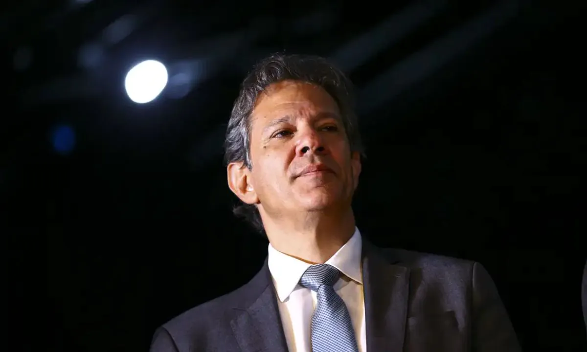 O ministro Fernando Haddad