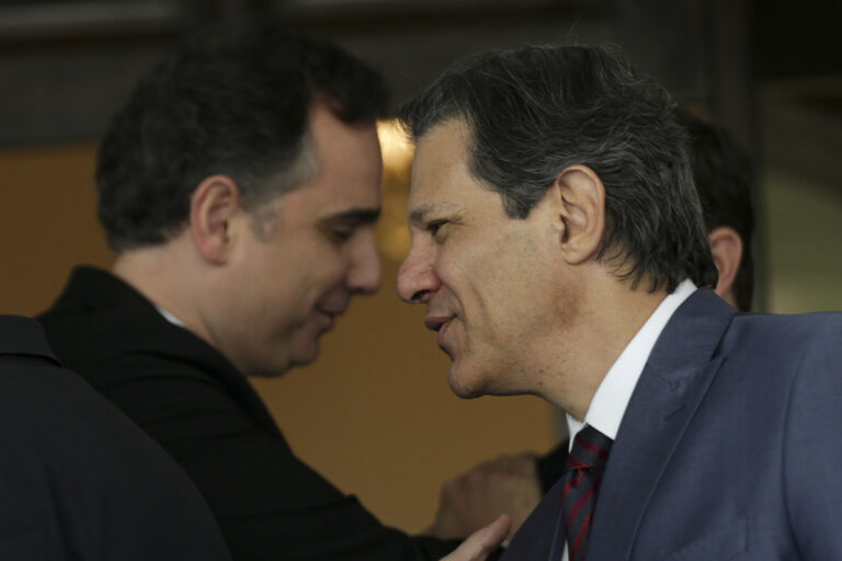 Pacheco e Haddad em entrevista coletiva