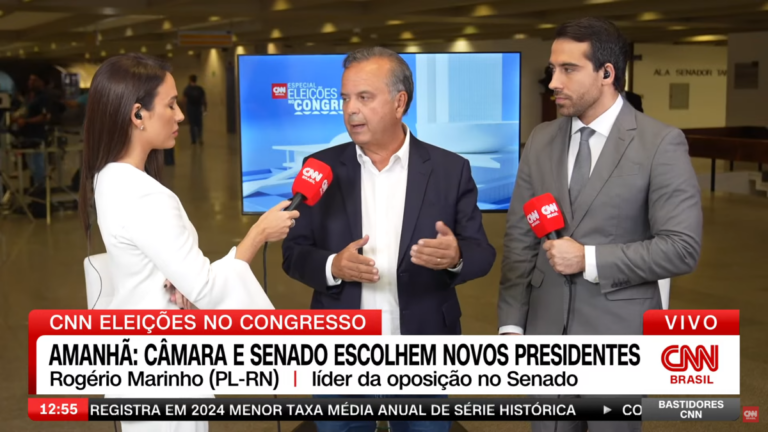 Rogério Marinho no Senado à CNN Brasil