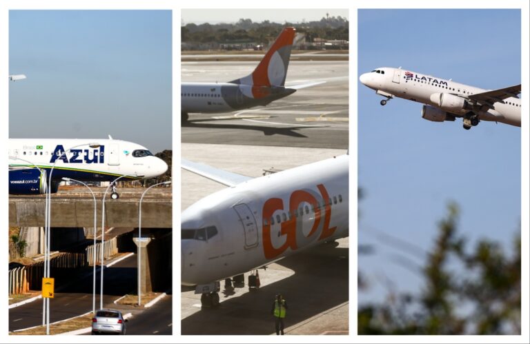 Voos Azul, Gol, Latam