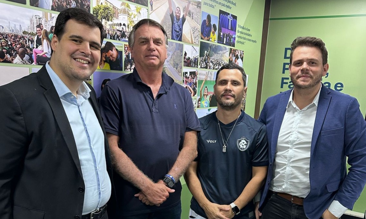 Bruno Engler, Jair Bolsonaro, Cleitinho e Vile dos Santos