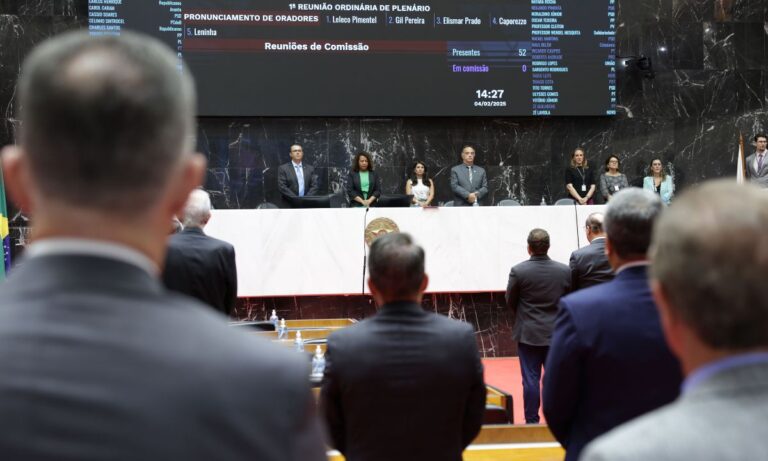 Vista do plenário da Assembleia