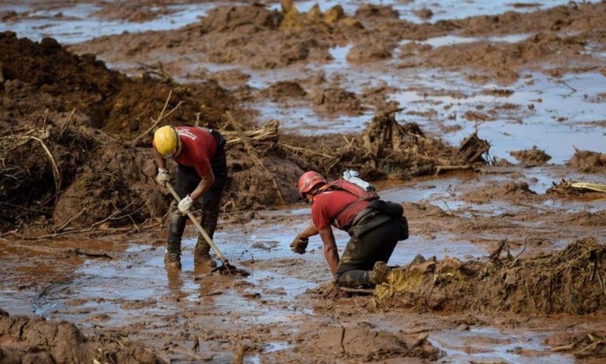 Bombeiros atuam em Brumadinho