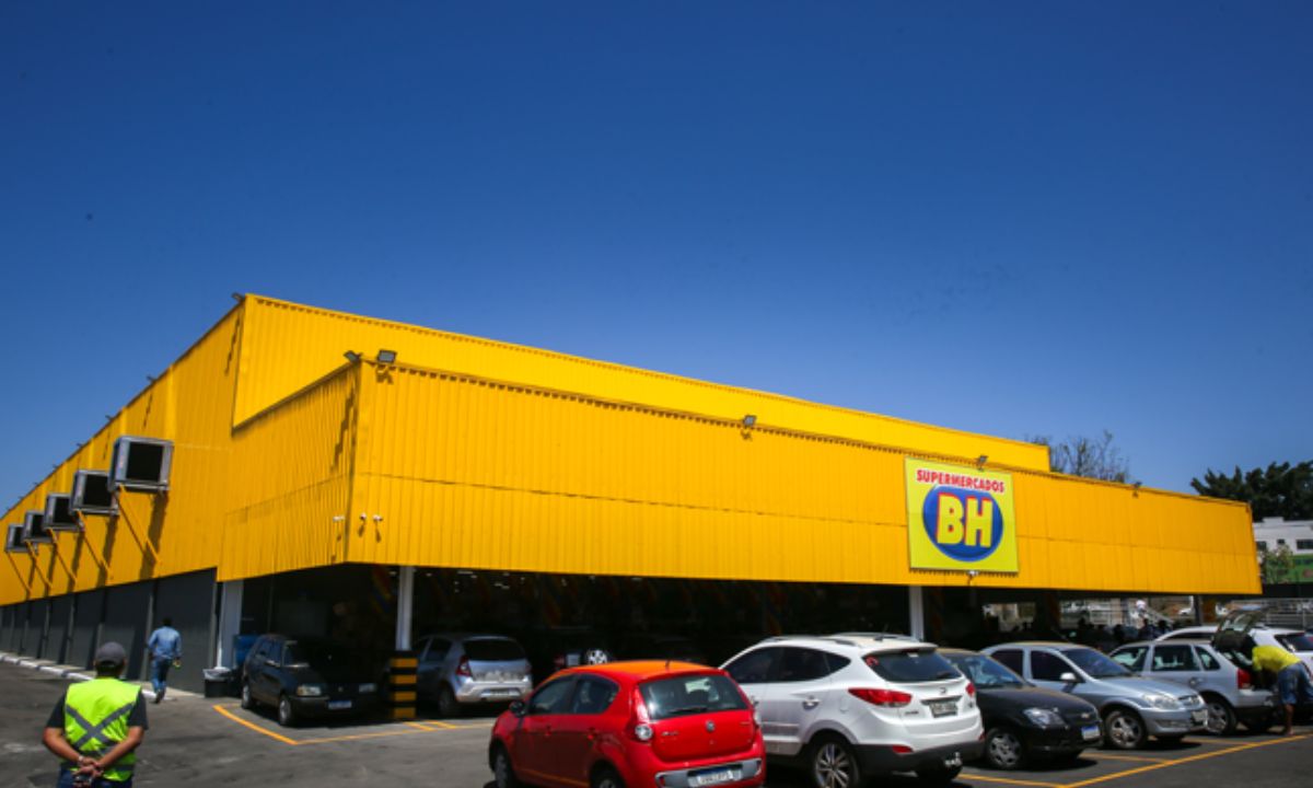 Foto mostra loja dos Supermercados BH