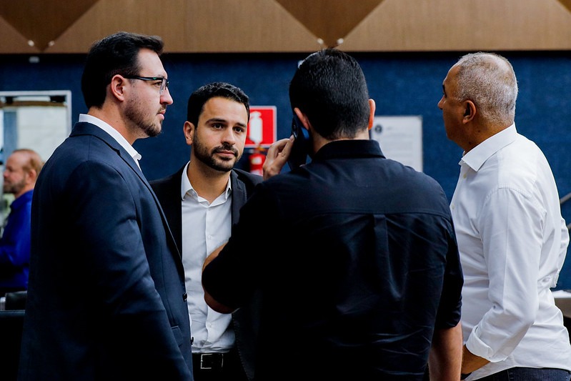 Vereadores do PL em reunião na Câmara de BH