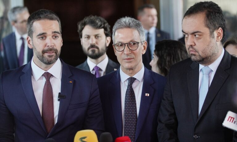 Eduardo Leite, Romeu Zema e Cláudio Castro