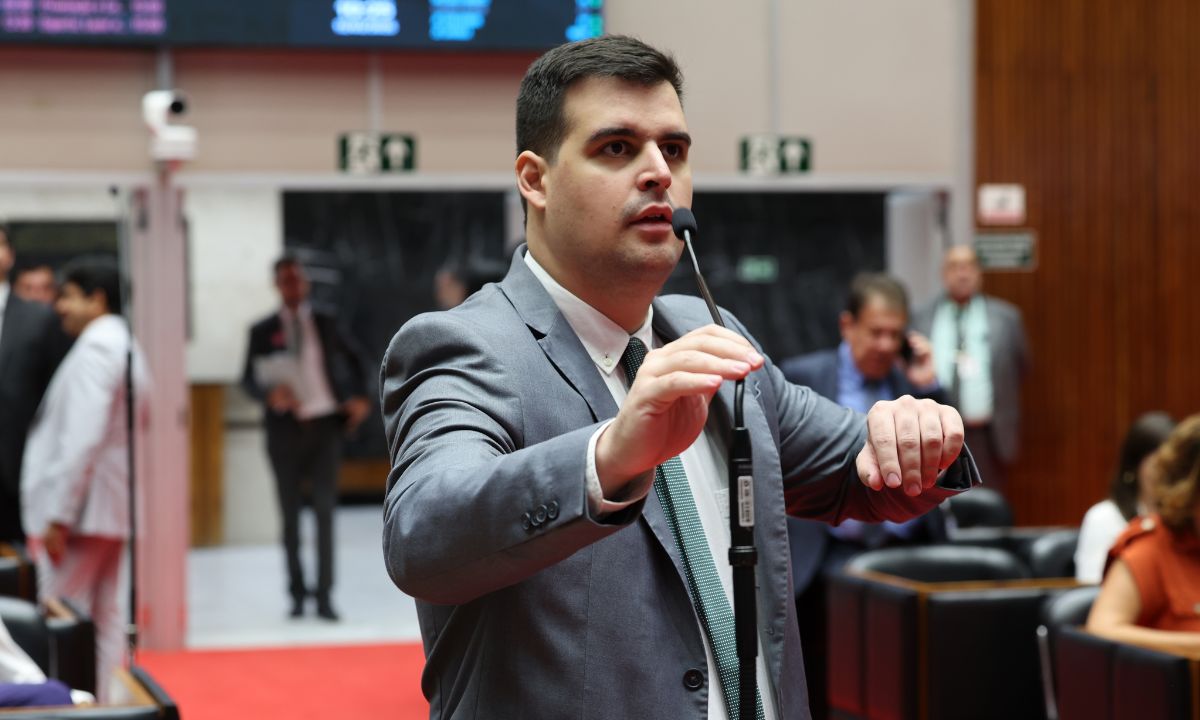 Bruno Engler é o líder da bancada do PL na Assembleia. Foto: Luiz Santana/ALMG