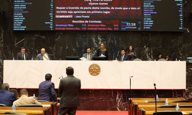 O plenário da Assembleia de Minas.