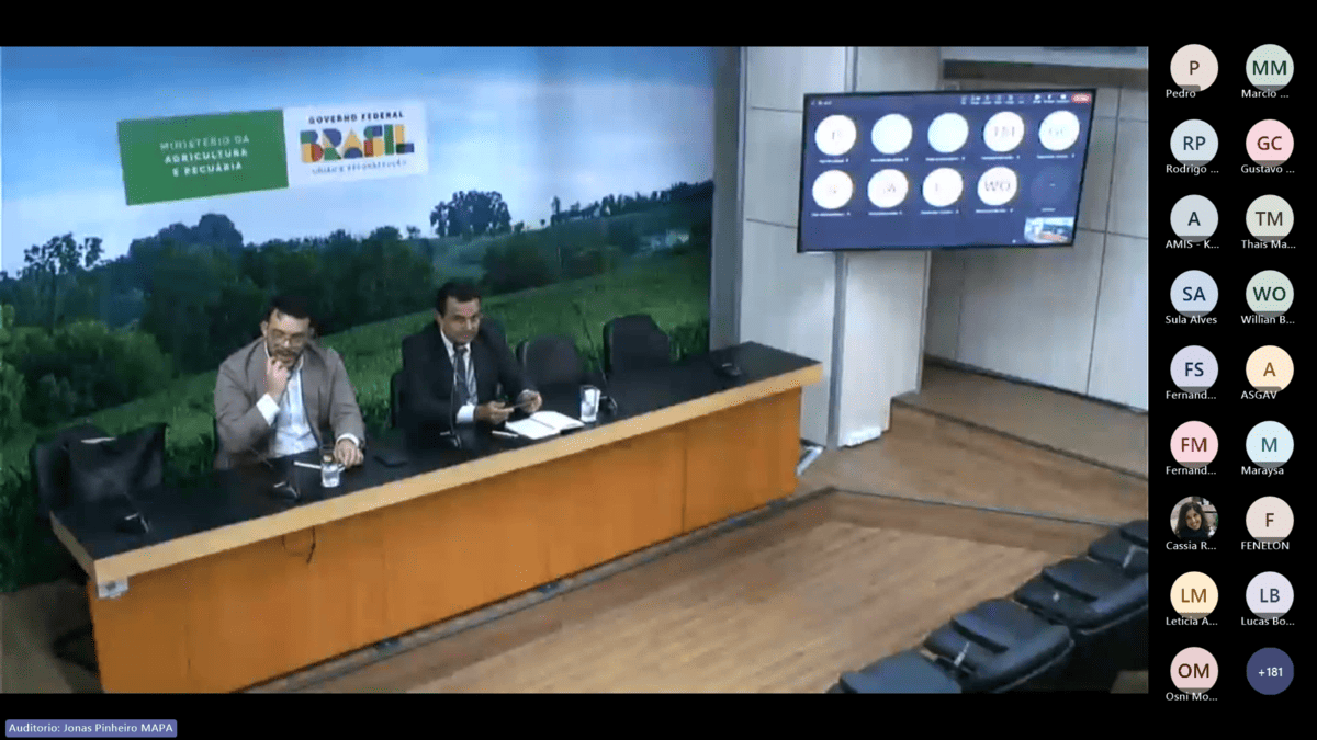 Audiência pública do Ministério da Agricultura ignorou a casca do ovo